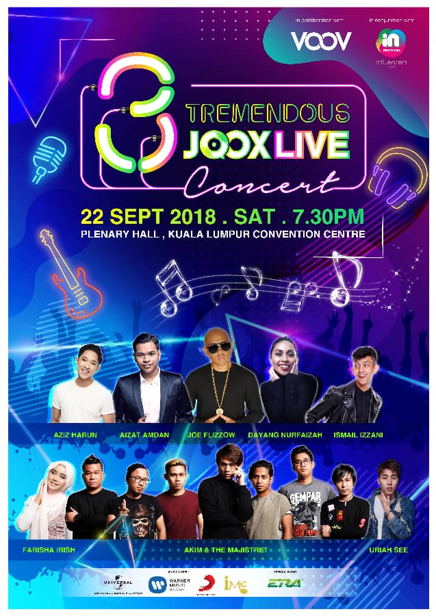 Photo of Penyanyi Popular Bakal Meriahkan Tremendous JOOX Live Concert