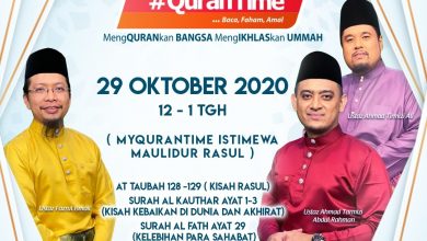 Photo of MY #Qurantime Antara Program Menarik TV AlHijrah Sempena Sambutan Maulidur Rasul