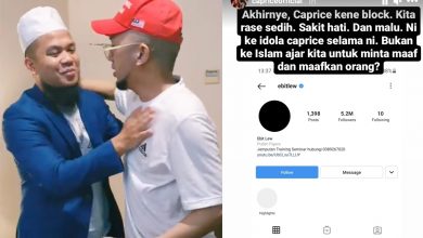 Photo of Ebit Lew Block Caprice Di Instagram… Luahan Caprice Cetus Tanda Tanya Apa Sebenarnya Yang Berlaku