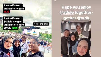 Photo of Siti Nurhaliza Kongsi Pengalaman Tonton Konsert Adele Di London Bersama Mentornya Azizan Osman